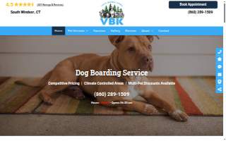 Valley Boarding Kennel of South Windsor website