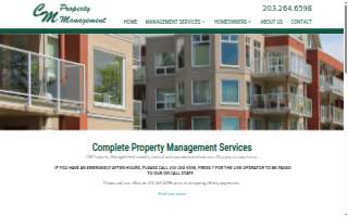 CM Property Management website