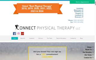 Connect Physical Therapy LLC website