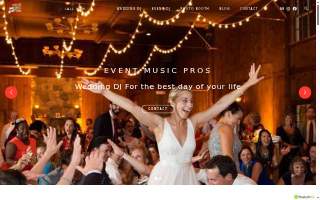 Event Music Pros website