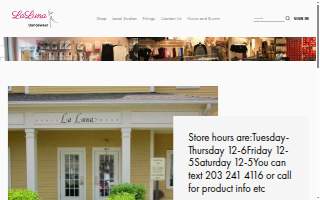 La Luna Dancewear website