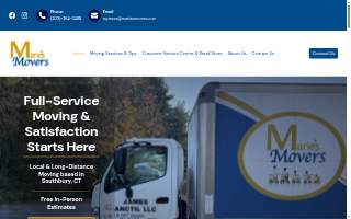 Marie's Movers website