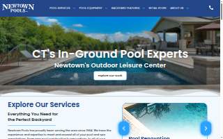 Newtown Pools website