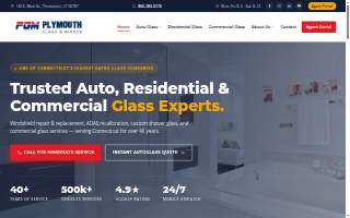 Plymouth Glass & Mirror, Inc. of Southbury website