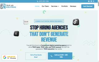 True Ad Solutions website