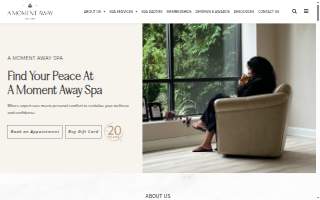 A Moment Away website