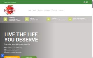 Apple Valley Chiropractic website