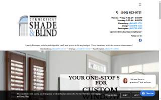 Connecticut Shade & Blind website