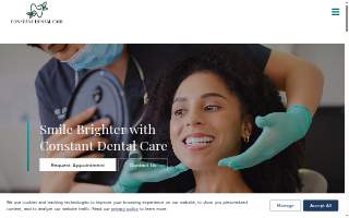 Constant Dental Care website