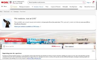 CVS website