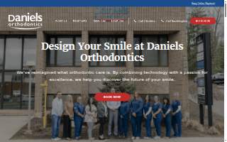 Daniels Orthodontics website