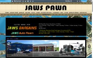 Jaws Pawn Shop Of Southington website
