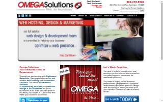 Omega Solutions website