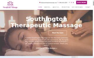 Southington Therapeutic Massage website