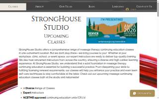 StrongHouse Studio website