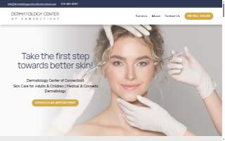 The Dermatology Center of Connecticut website