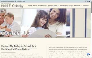 Attorneys at the Law Offices of Heidi E. Opinsky, LLC website
