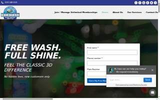 Classic 3D Car Wash & Auto Detail Center website