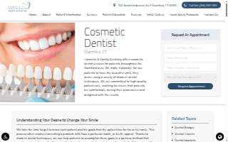 Cosmetic & Family Dentistry website