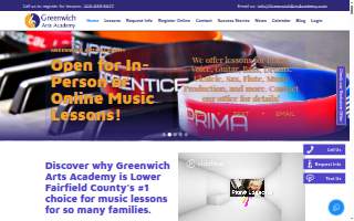 Greenwich Arts Academy of Stamford website