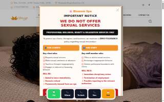 Massage Relax Now website