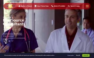 Medsource Consultants website