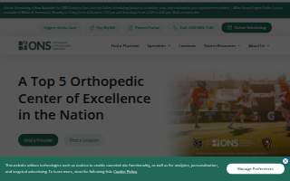 ONS Stamford Physical Therapy website