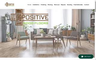 Positive Wood Floors of Stamford website