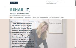 Rehab It Physical Therapy website