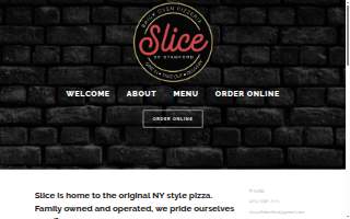 Slice of Stamford website