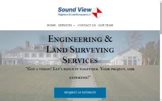 Sound View Engineers-Land Surveyors website