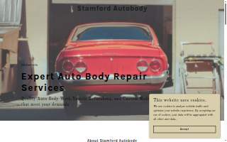 Stamford Auto Body website