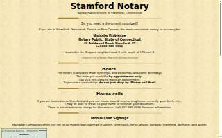 Stamford Notary website