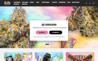 Zaza Smoke Shop website