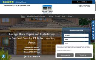 Crawford Door of Stratford, Inc. website