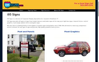 i95 Signs and Graphics website