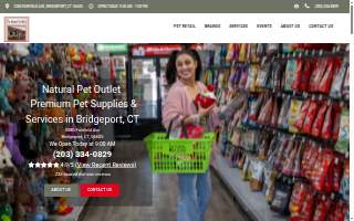 Natural Pet Outlet of Stratford website