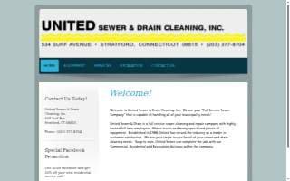 United Sewer & Drain Cleaning website