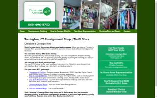 Christina's Consign Mint website