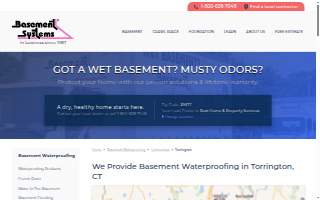 Connecticut Basement Systems of Torrington website