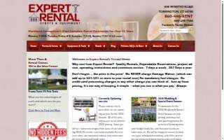 Expert Rental (formerly Taylor Rental) website