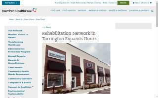 Hartford HealthCare Rehabilitation Network website