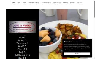 Love It Vegan website