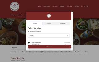 Pizzeria Marzano website