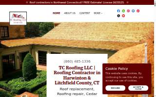 TC Roofing LLC website
