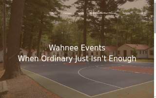 Wahnee events website