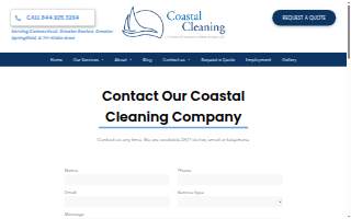 Coastal Cleaning of Trumbull website
