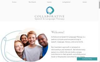 Collaborative Speech and Language Therapy, LLC of Trumbull website