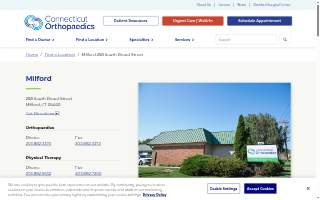 Connecticut Orthopaedics website