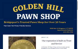 Golden Hill Pawn Shop of Trumbull website